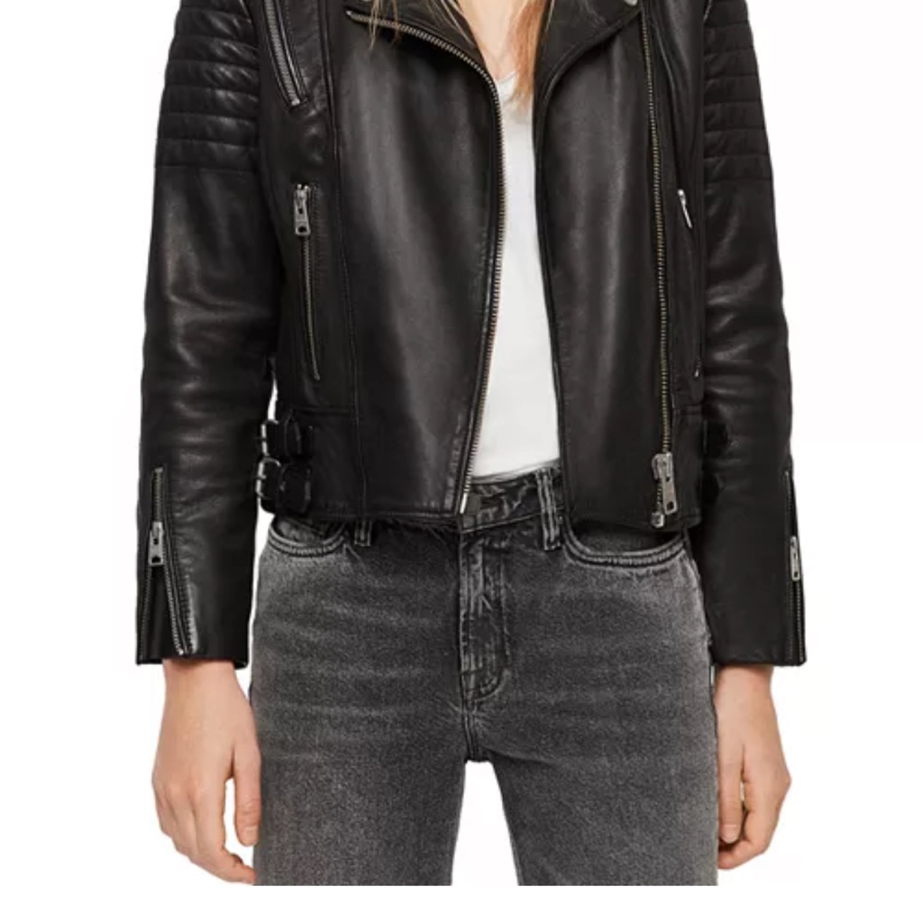 Allsaints Papin Leather Biker Jacket